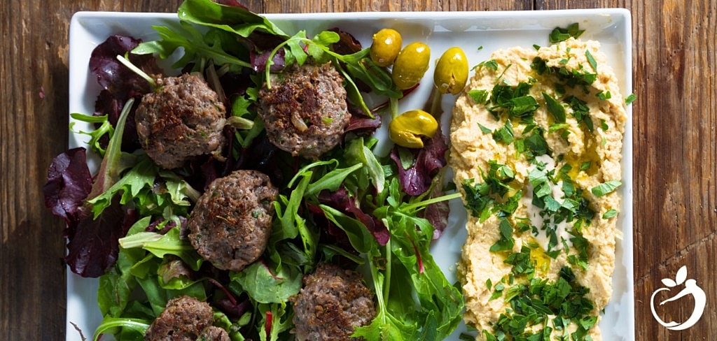 Greek Style Zucchini-Lamb Burgers