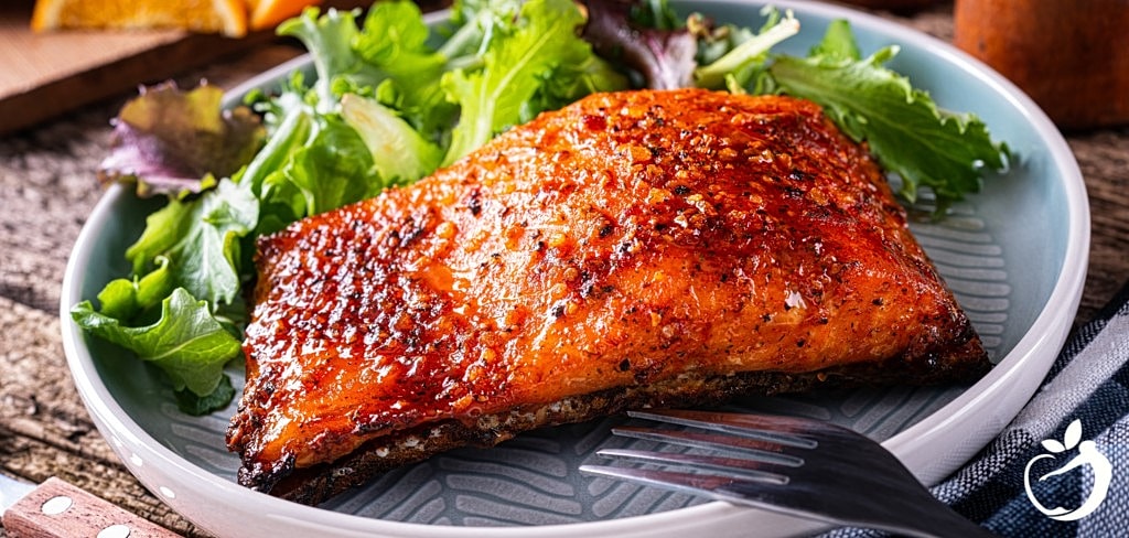 Honey Ginger Glazed Salmon