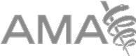 AMA logo with caduceus symbol.