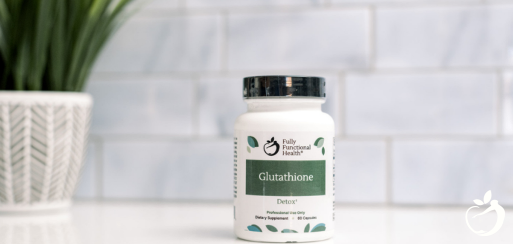 Fully Functional Glutathione supplement bottle