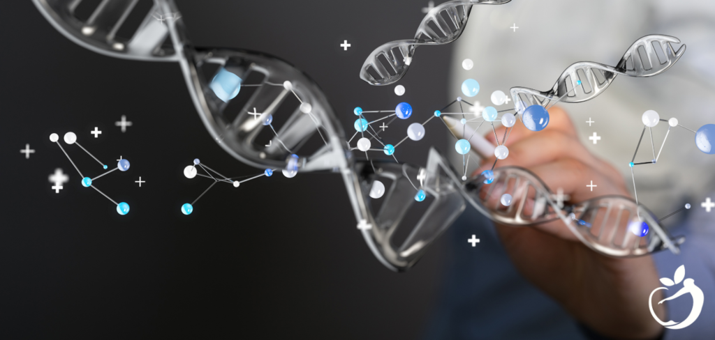 computer model of a Strand of DNA