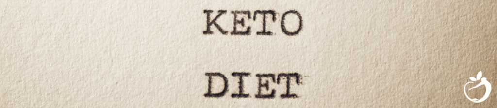 Image of "Keto Diet" typed on a piece of paper, as it relates to 'What Is a Ketogenic Diet?'