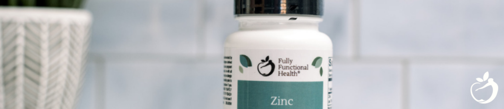 Fully Functional Health® Zinc supplement bottle