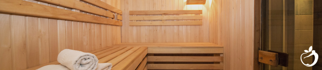 inside the Fully Functional Infrared Sauna Therapy room