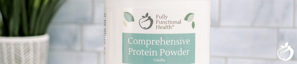 Detox Smoothie Guide: What's in Your Smoothie? - Image of Fully Functional Health® Comprehensive Protein Powder.