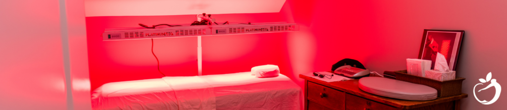 Image of Fully Functional® Red Light Therapy treatment room.