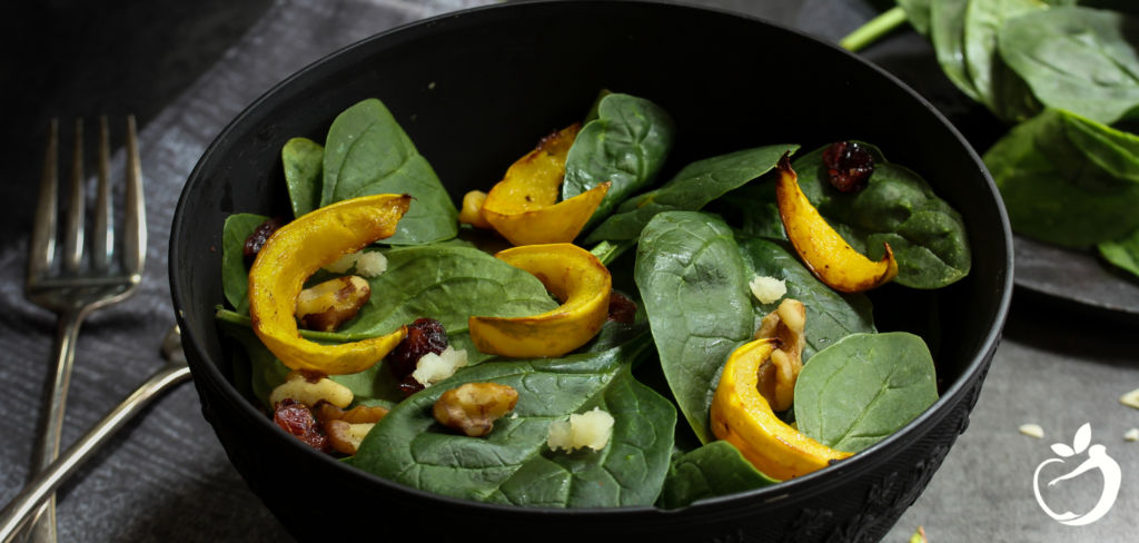 Fall Harvest Salad in a bowl