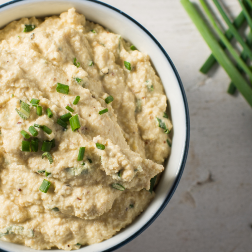 Recipe Post Header Image - Herb “Cheese” Spread. Image of 