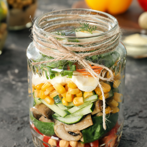 Image of Fully Functional® Salad in a Jar.
